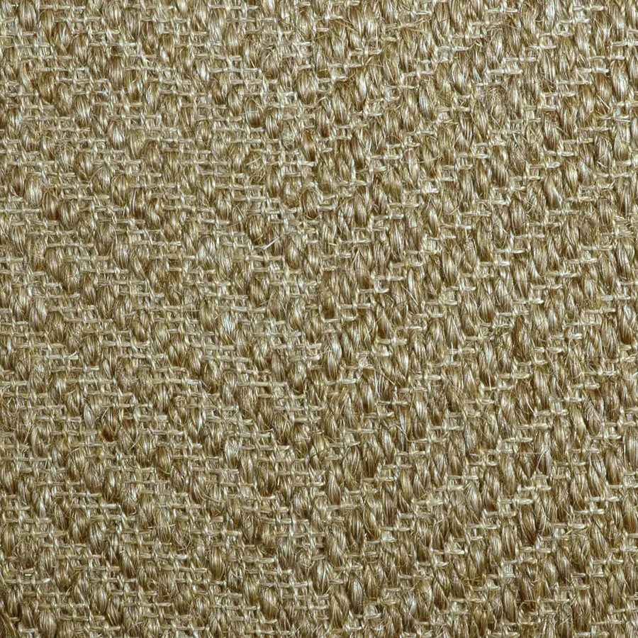 Broadloom carpet swatch herringbone design in green tan