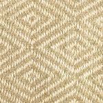 Broadloom carpet swatch in diamond pattern yellow neutral color