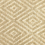 Broadloom carpet swatch in diamond pattern yellow neutral color