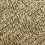 Broadloom carpet swatch in diamond pattern dark yellow color