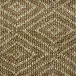 Broadloom carpet swatch in diamond pattern gold tan color