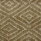 Broadloom carpet swatch in diamond pattern gold tan color