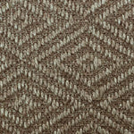 Broadloom carpet swatch in diamond pattern grey color