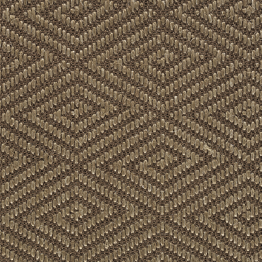 Broadloom carpet swatch diamond design in brown