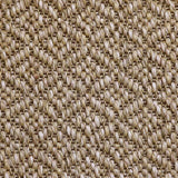 Broadloom carpet swatch in a diamond pattern tan color