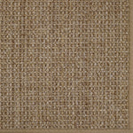 Close-up of a textured brown carpet 