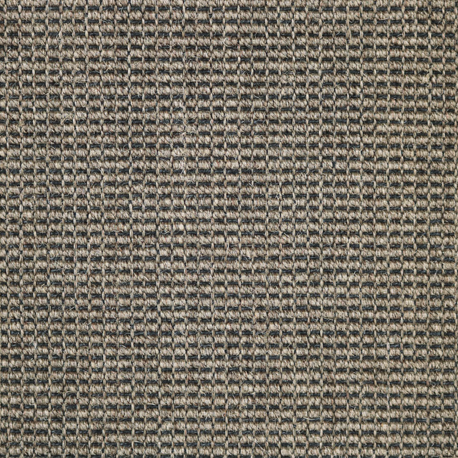 Broadloom carpet swatch textured design in grey black 