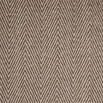 Broadloom carpet swatch herringbone design in white brown