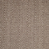 Broadloom carpet swatch herringbone design in white brown