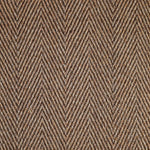 Broadloom carpet swatch herringbone design in brown orange