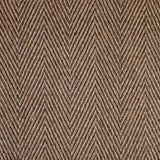 Broadloom carpet swatch herringbone design in brown orange