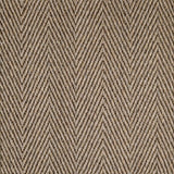 Broadloom carpet swatch herringbone design in brown cream