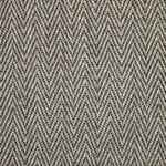 Broadloom carpet swatch herringbone design in dark grey