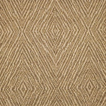 Broadloom carpet swatch in diamond pattern brown color