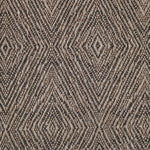 Broadloom carpet swatch in diamond pattern dark brown color