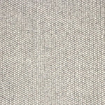 Broadloom carpet swatch in textural light grey color