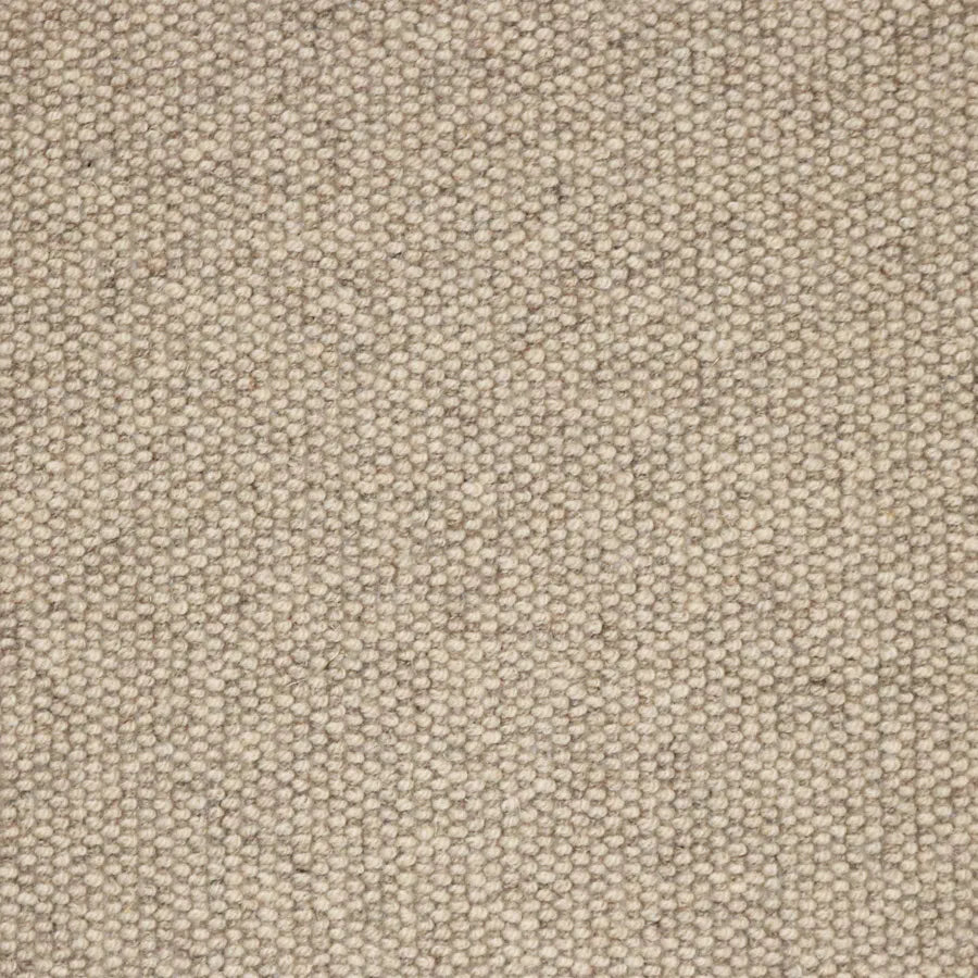 Broadloom carpet swatch in textural medium grey color