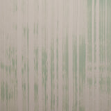 Detail of wallpaper in a muted stripe pattern in cream.