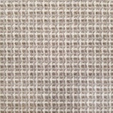 Broadloom carpet with plaid design in taupe and beige 
