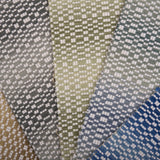Close-up of broadloom watches in various patterns and colors