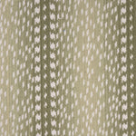 Broadloom carpet with a cream dashed stripe on an ombré field in shades of green.