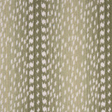 Broadloom carpet with a cream dashed stripe on an ombré field in shades of green.