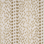 Broadloom carpet with a dashed stripe in shades of tan on a cream field. 