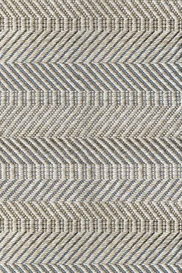 Broadloom carpet sample in a neutral herringbone pattern