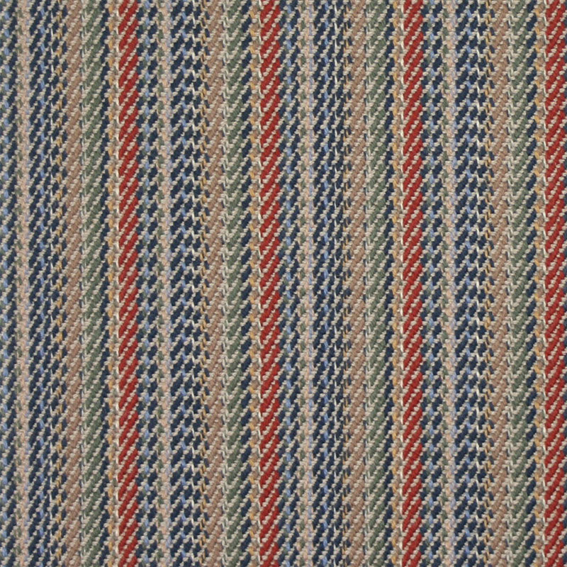 Striped flatweave runner detail in multi red blue green tan 