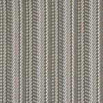 Striped flatweave runner detail in multi grey 