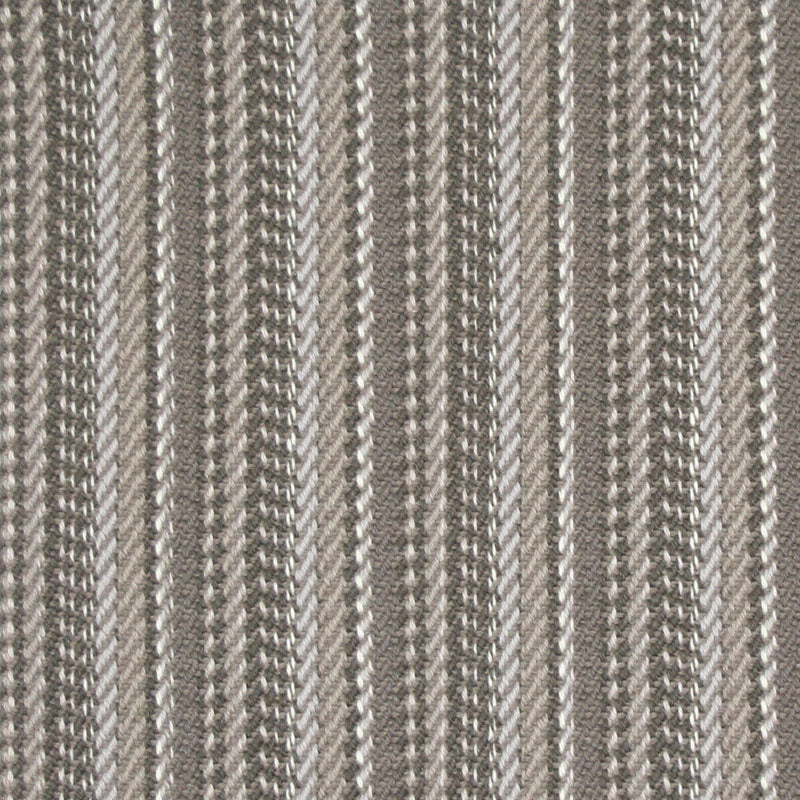 Striped flatweave runner detail in multi grey 