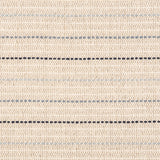 Broadloom carpet with a cream field and widely spaced dashed stripes in shades of blue.