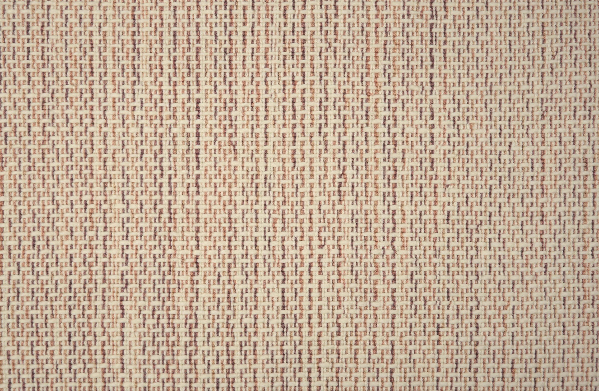 Broadloom carpet with a textural stripe in shades of warm brown. 