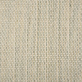 Broadloom carpet with a textural stripe in shades of cream and green. 