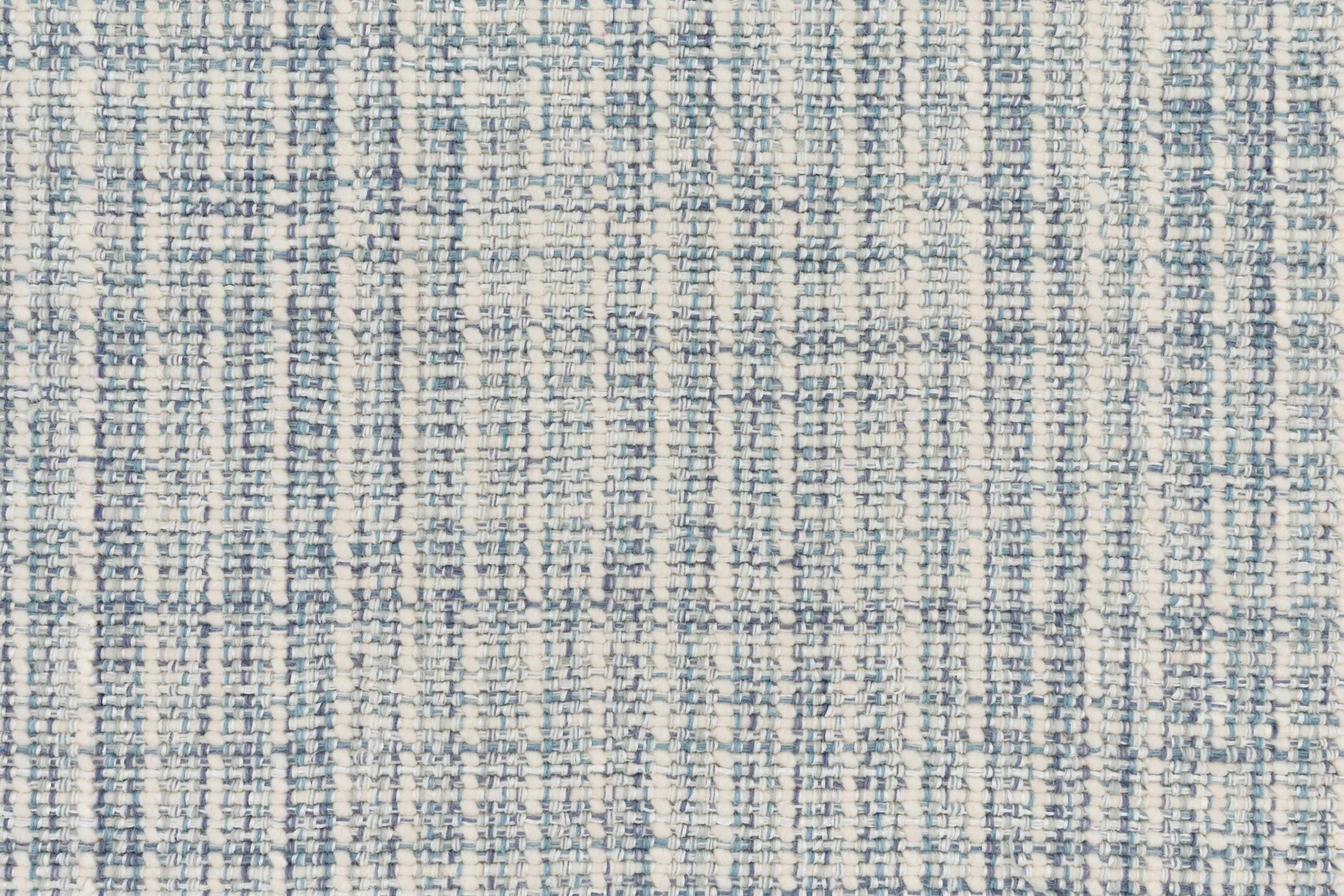 Textural basketweave broadloom in slate blue.
