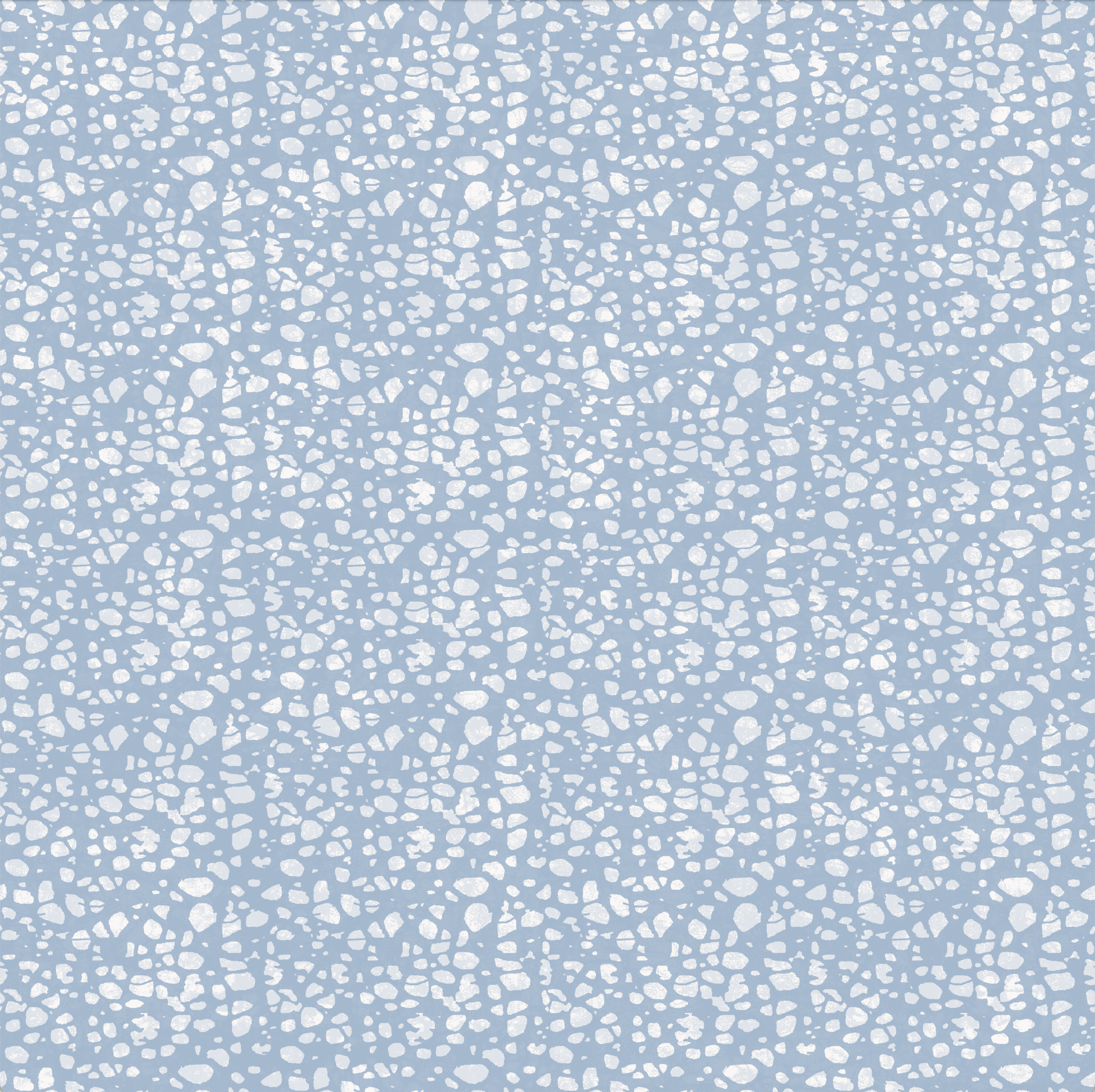 Patterned blue background with small white dots
