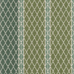 Diamond flatweave runner design in green 