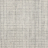 Broadloom carpet swatch in textural pattern light grey color