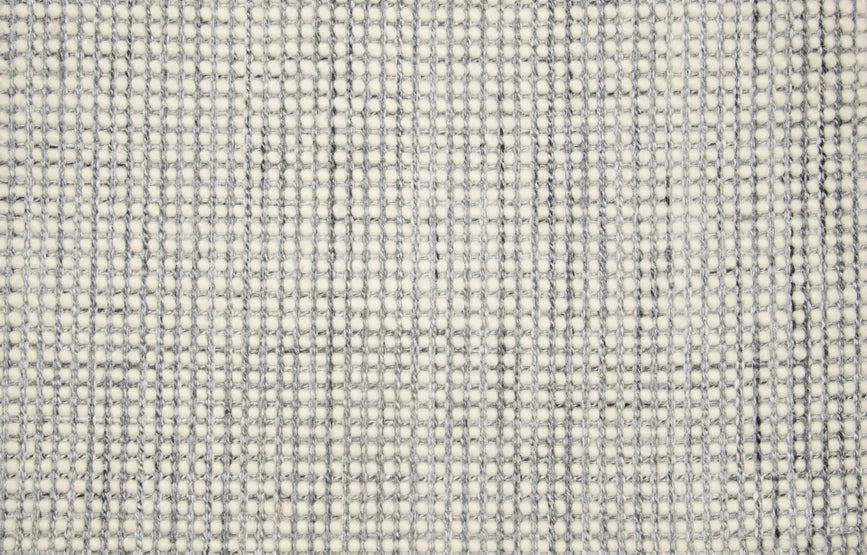 Broadloom carpet swatch in textural pattern light grey color