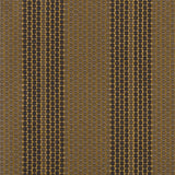 Striped brown flatweave runner in tan 