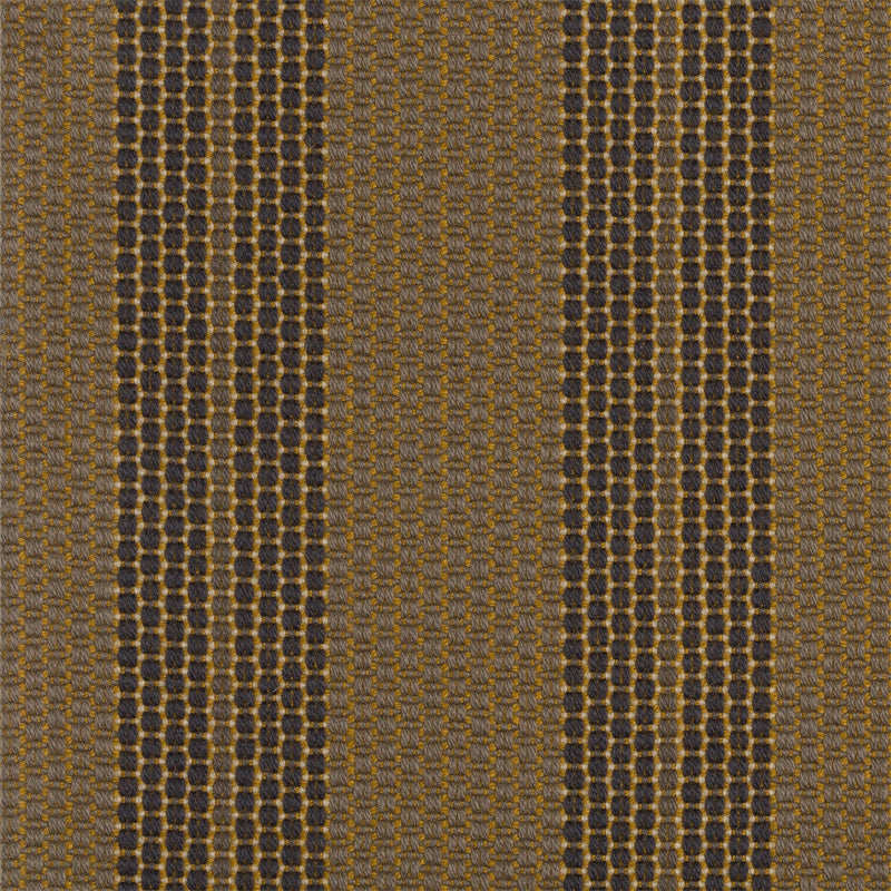 Striped brown flatweave runner in tan 