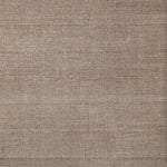 Broadloom carpet in solid taupe low pile