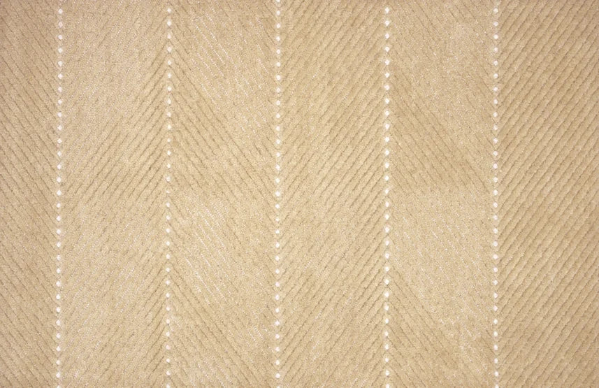 Broadloom carpet swatch in a textured pattern in a cream design