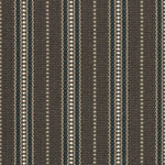 Striped flatweave runner in brown and green