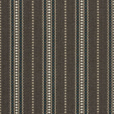 Striped flatweave runner in brown and green