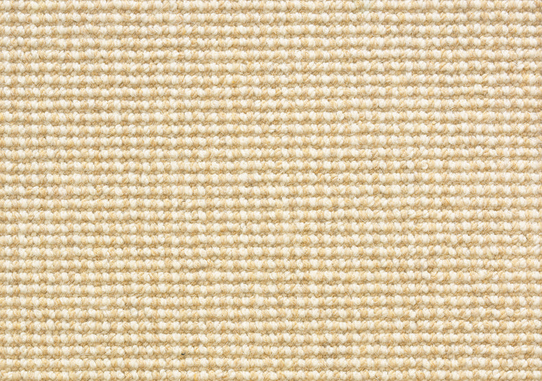 Broadloom carpet swatch in textural pattern yellow color