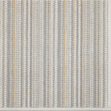 Broadloom carpet with vertical stripes in gray and beige tones