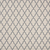 Broadloom carpet swatch in geometric pattern light grey color