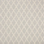 Broadloom carpet swatch in geometric pattern light grey color