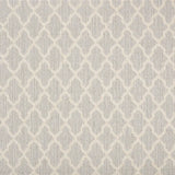 Broadloom carpet swatch in geometric pattern light grey color